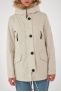 Parka femme avec capuche Blonde N°8 couleur blanc cassé ASPEN COURT 515 Milk 51