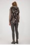 Manteau en fourrure pour femme Helma VERSAILLES Argenté