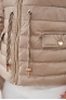 Doudoune courte à capuche fourrure GIORGIO & MARIO couleur taupe PHILIPINE Taupe