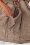 Doudoune courte à capuche fourrure GIORGIO & MARIO couleur taupe PHILIPINE Taupe
