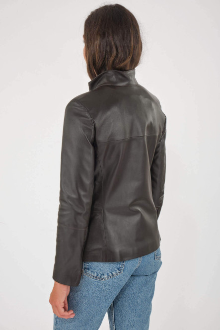 Blouson et veste cuir pour femme Cesare Nori ANOU Marron