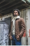 KYLIAN JACKET SHEARLING Marron