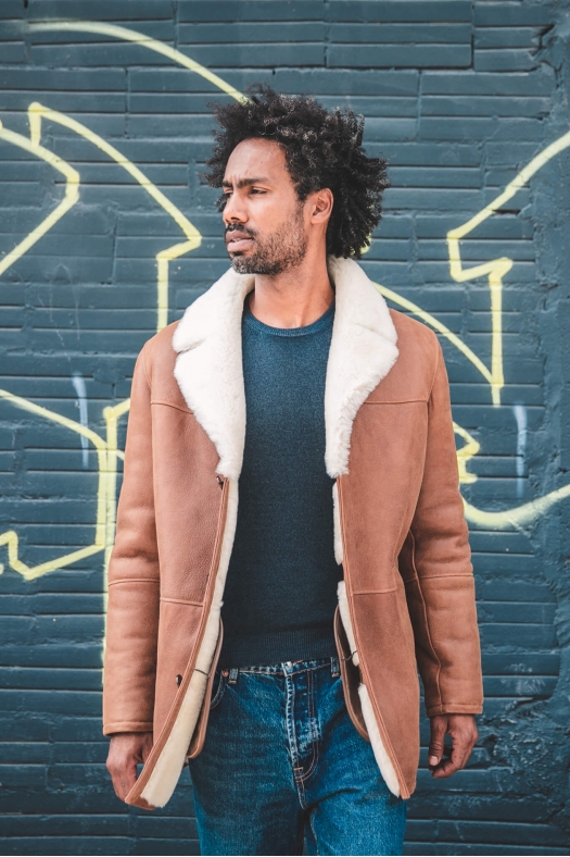 ANTOINE JACKET SHEARLING Gold