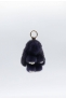 PORTE CLES LAPIN VISON Bleu nuit