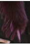 F115 ECHARPE RENARD Bordeaux