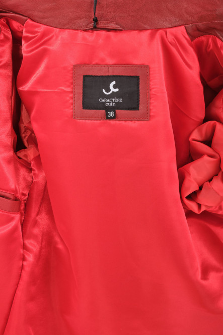 VALENTINE CLASSIC TRENCH COAT Rouge