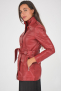 VALENTINE CLASSIC TRENCH COAT Rouge
