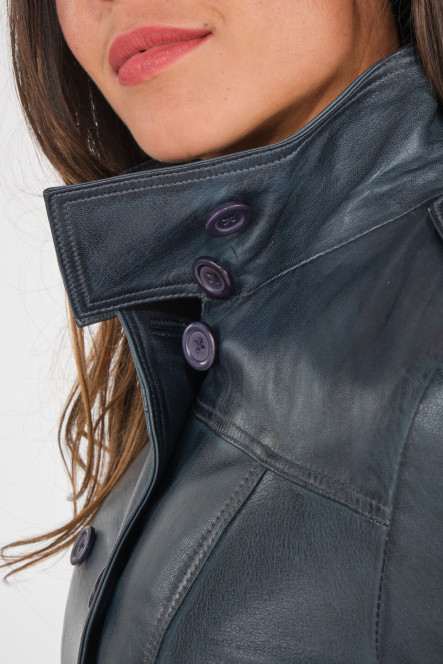 VALENTINE CLASSIC TRENCH COAT Marine