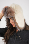 CHAPKA USHANKA Blanc Crystal