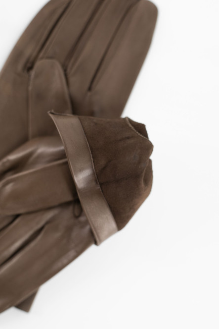 GANTS PIEG Marron glacé