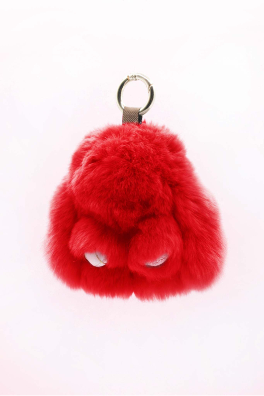 PORTE CLES LAPIN Rouge
