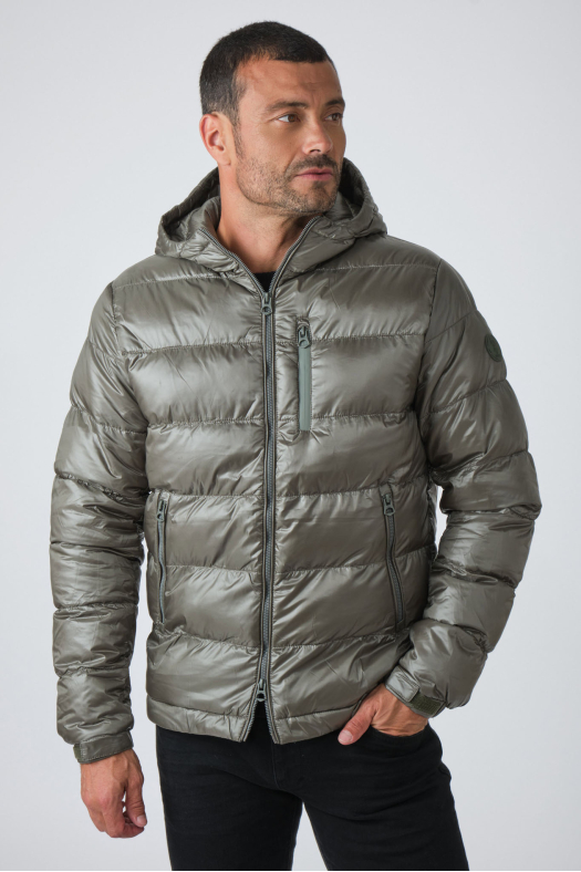 Khaki warm down jacket, US POLO ASSN - WAYN Khaki 146 | Cesare Nori