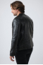 ACHILLE ZIPPER BIKER Noir