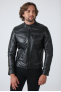 ACHILLE ZIPPER BIKER Noir