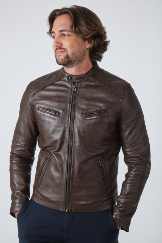 copy of ACHILLE ZIPPER BIKER Noir