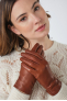 GANTS PIEG Tan/Latte