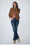ANNE CLAIRE SUEDE Tabacco
