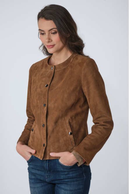 ANNE CLAIRE SUEDE Tabacco