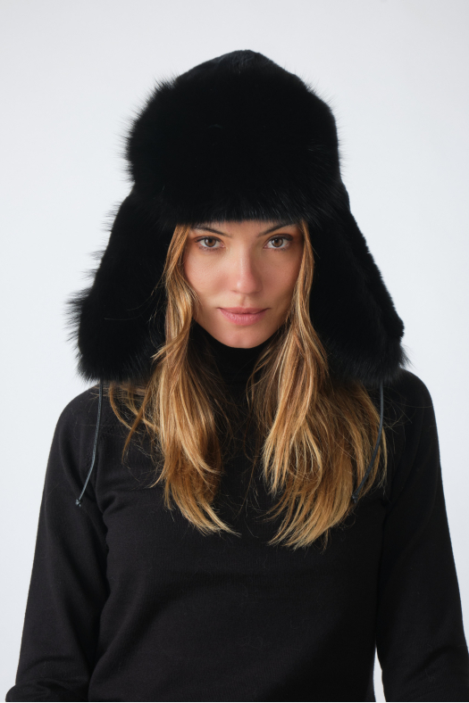 CHAPKA USHANKA Black