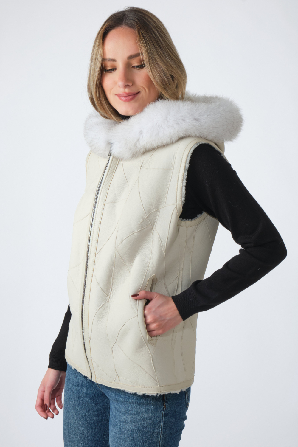 CELIANE REVERSIBLE Ecru