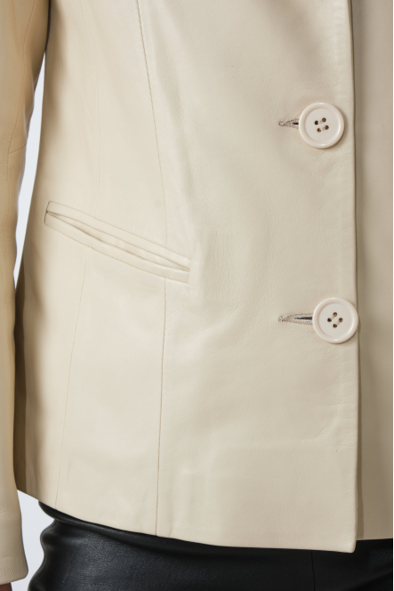 MEGAN BASIC JACKET Ecru
