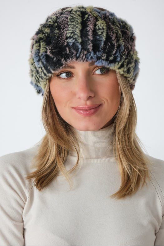 HEADBAND L Vert/Bleu/Rose