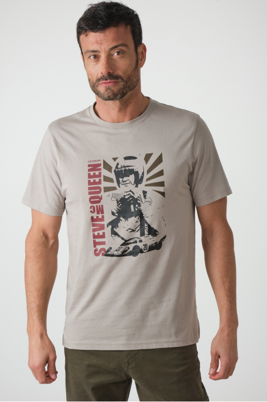 SMQ OLD AFFICHE TEE CLAY Beige