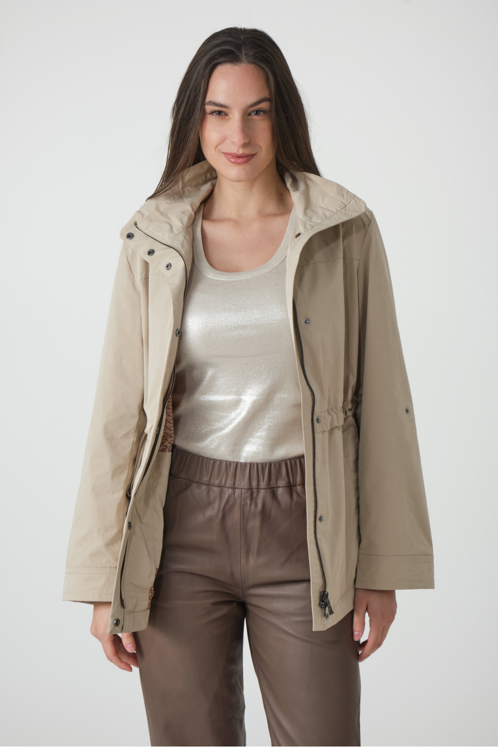GEOX - CLAUDIN JACKET Beige | Cesare Nori