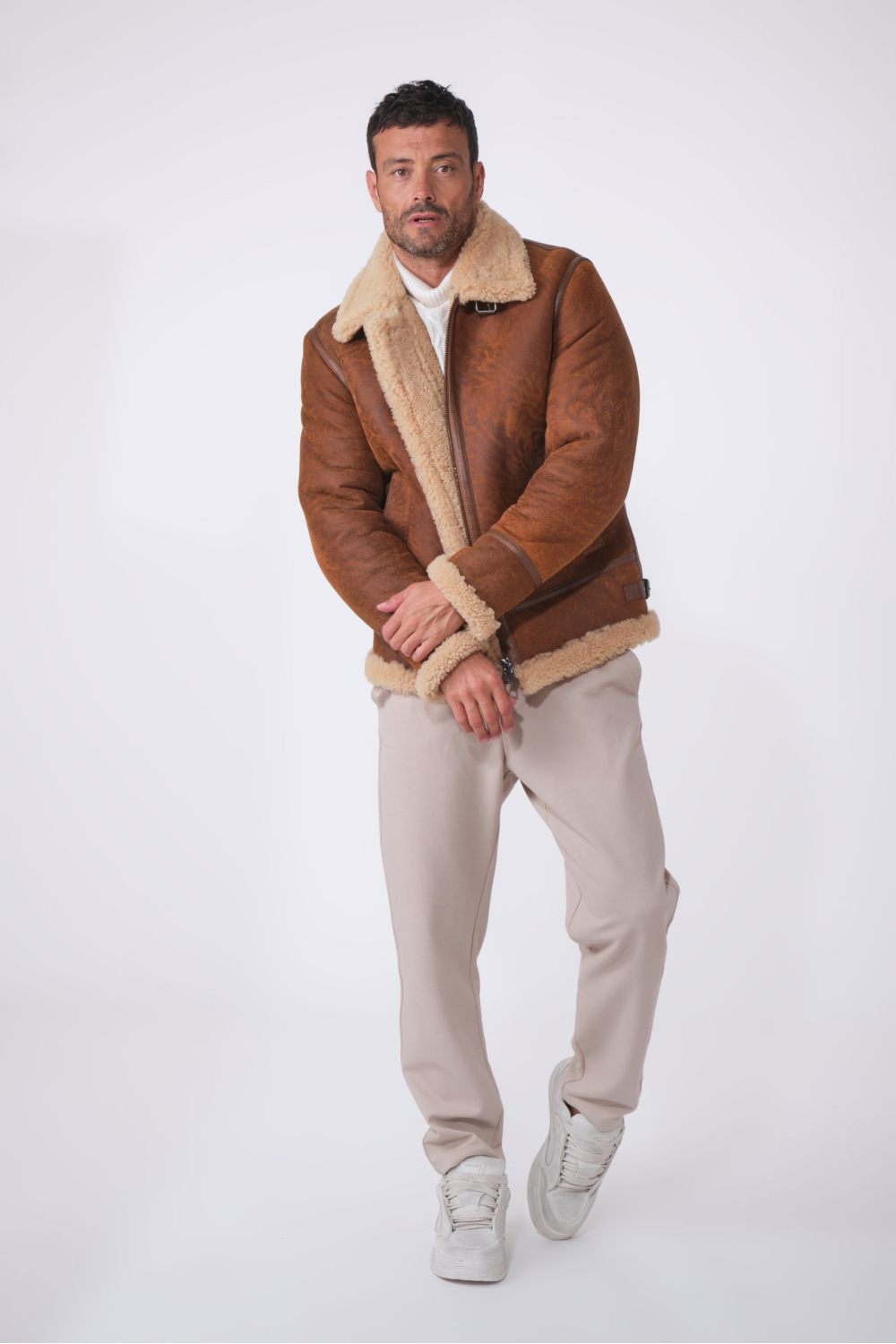 AUGUSTE ICON BOMBARDIER Fauve washed