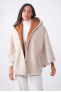 HALLOY SHEARLING Cognac