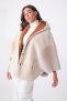 HALLOY SHEARLING Cognac