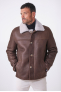 AYMERIC SHEARLING JACKET Old Kaki