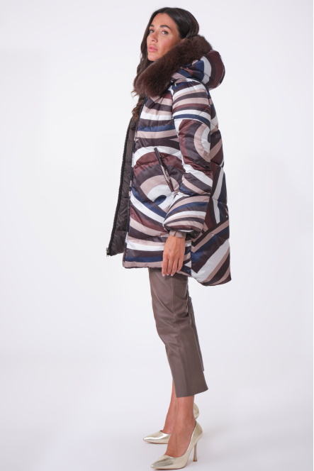 CLIZIA REVERSIBLE MARRON