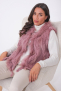 GILET FOURRURE NOMADE Pink