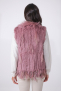 GILET FOURRURE NOMADE Pink