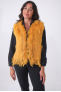 GILET FOURRURE NOMADE Moutarde