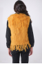 GILET FOURRURE NOMADE Moutarde