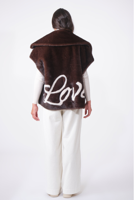 MIA ART/LOVE DARK BROWN/PALOMINO