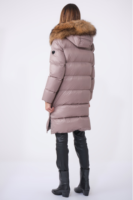 DAKOTA COAT Light Taupe (fourrure)