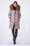 DAKOTA COAT Light Taupe (fourrure)