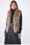 GILET FOURRURE NOMADE Natural