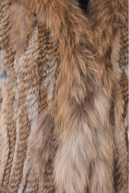GILET FOURRURE NOMADE Natural