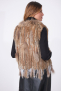 GILET FOURRURE NOMADE Natural