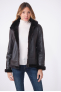 ADINE SHEARLING Dark Brown
