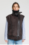 CHRISTELLE GILET Brown