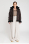JACQUELINE SHEARLING Brown