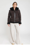 JACQUELINE SHEARLING Brown