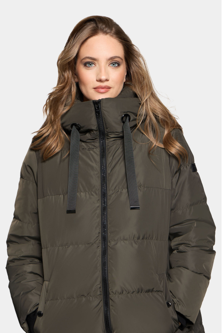 CAMILA SHINE COAT Alligator Green