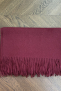 ECHARPE LAINE/CACHEMIRE BORDEAUX