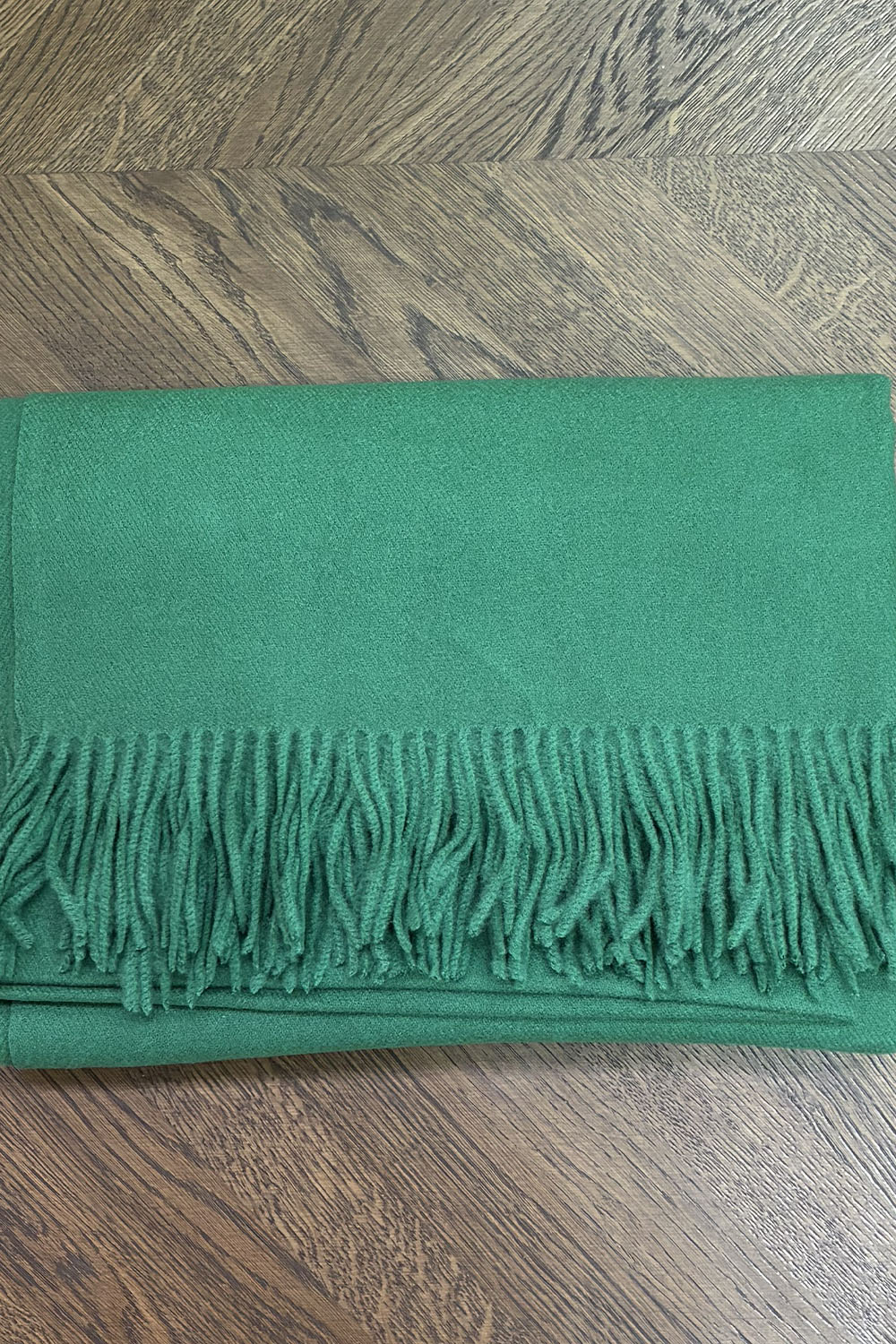 ECHARPE LAINE/CACHEMIRE VERT SAPIN